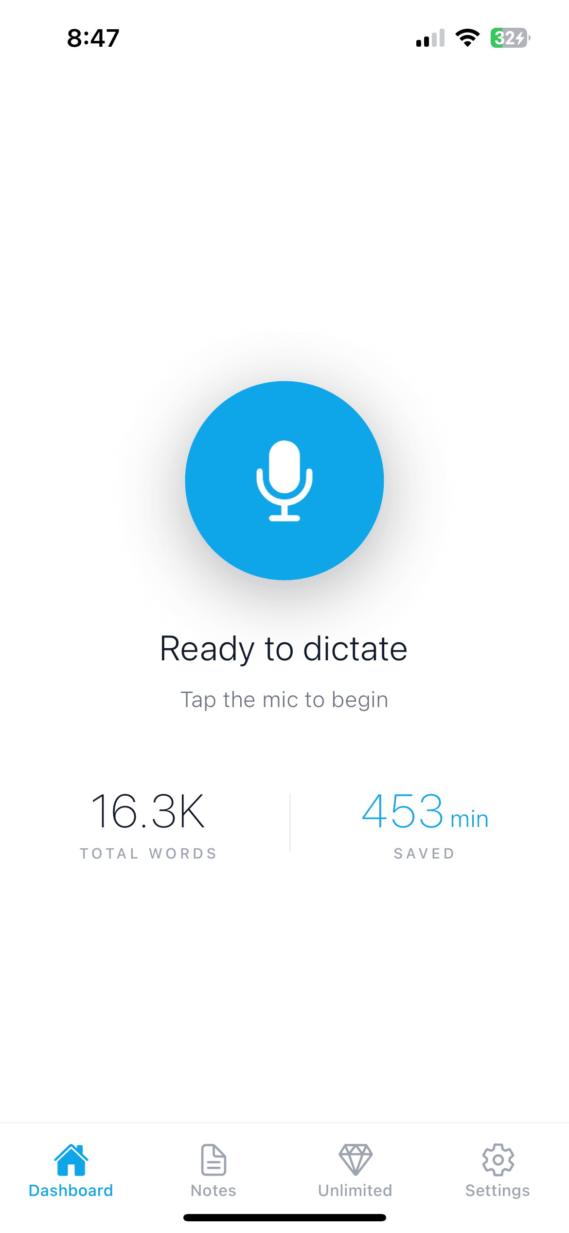 WriteVoice iOS App